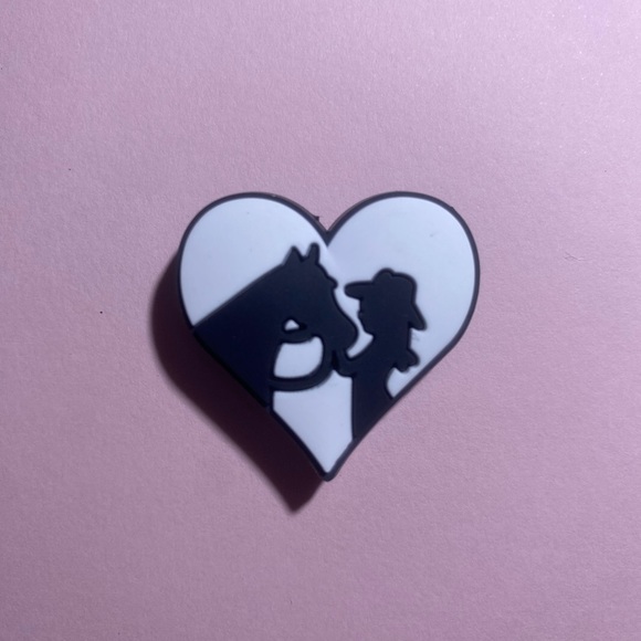 New Set of Western Themed Jibbitz for CROCS- OS- Black and White- NWOT - Picture 3 of 8